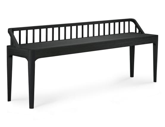 C139002790 Ethnicraft Spindle Bench Oak Black 03
