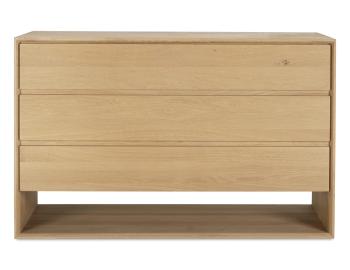 Nordic 3 Drawer Dresser Oak-Natural by Ethnicraft image