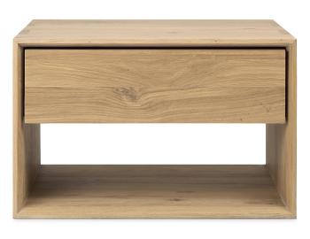 Nordic Bedside Table Oak-Natural 37cm by Ethnicraft image