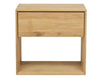 Nordic Bedside Table Oak-Natural 55cm by Ethnicraft image