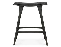 C139002542 Ethnicraft Osso Counter Stool Oak Black Black Leather 02