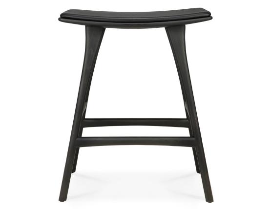 C139002542 Ethnicraft Osso Counter Stool Oak Black Black Leather 02