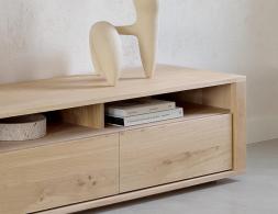 C139002766 Ethnicraft Shadow Tv Unit Oak Natural 140cm 02