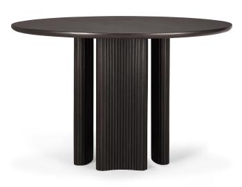 Roller Max Round Dining Table Mahogany-Dark Brown 150cm by Ethnicraft image