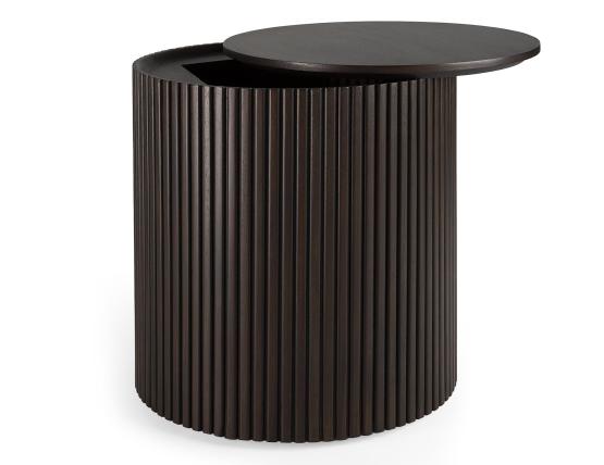 C139002702 Ethnicraft Roller Max Side Table Mahoganhy Brown 02