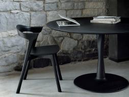 Ethnicraft Torsion Dining Table Oak Black 127cm 02