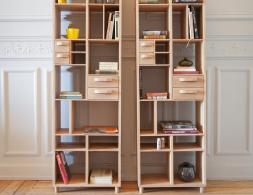 C139002685 Ethnicraft Pirouette Bookcase Oak Natural 02