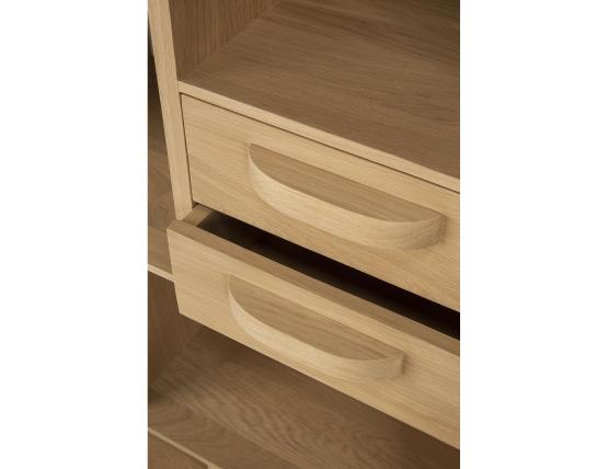 C139002685 Ethnicraft Pirouette Bookcase Oak Natural 06