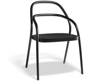 002 Black Stain Bentwood Chair by Jaroslav Jurica for TON image