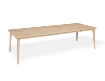 Natural Jutland Solid European Oak 280 x 110cm Dining Table by Mads Johansen for TON image