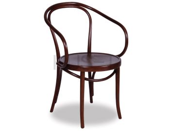 B9 Cava Walnut Bentwood Armchair by Le Corbusier and Thonet image