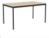 140 x 80cm - Lacquered Oak Veneer/Plywood/Black