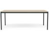 190 X 80 CM - Lacquered Oak Veneer/Plywood/Black