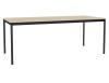 190 x 85cm - Lacquered Oak Veneer/Plywood/Black
