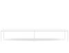 440 X 110 CM - White Laminate/White ABS/White