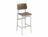 Stained Dark Brown/Grey 75cm Seat Height image
