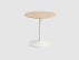 Soft Side Table - Solid Oak/Off-White 48cm x 48cm image