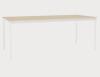 190 X 85 CM - Lacquered Oak Veneer/Plywood/White