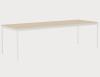 250 x 90cm - Lacquered Oak Veneer/Plywood/White