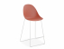 Counter Stool 65cm Seat - White Base image