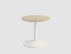 Soft Side Table - Off White/Oak 41cm x 40cm image