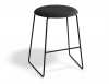 46cm Round Anthracite Fabric Seat 