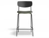 65cm Kitchen Height - Green Vegan Leather Seat