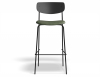 75cm Bar Height - Green Vegan Leather Seat