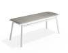 Bench with Sandy Grey Cushion