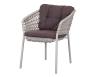 With Dark Bordeaux Cushion