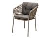 With Dark Grey Seat Cushion