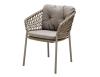 With Taupe Seat Cushion