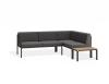 Granite Grey Cushions + Teak Top