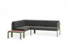 Granite Grey Cushions + Teak Top