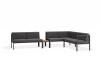 Granite Grey Cushions + Teak Top