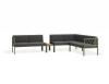 Granite Grey Cushions + Teak Top