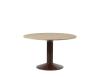 Oiled Oak/Dark Red