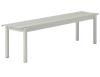  Linear Steel Bench / 170 X 34 CM / Dark Green