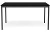 140 X 80 CM - Black Laminate/Black ABS/Black
