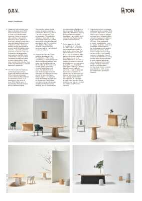 : P.O.V. Table 460 Round - Solid European Oak Top / Natural Base