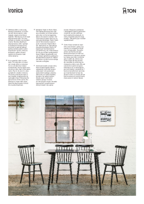 : Ironica Bar Stool - Upholstered Seat - by Tom Kelley for TON