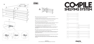 : Compile Shelving System in White by Muuto