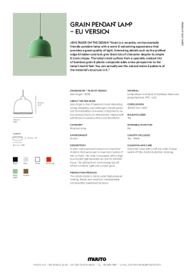 : Grain Pendant by Muuto 