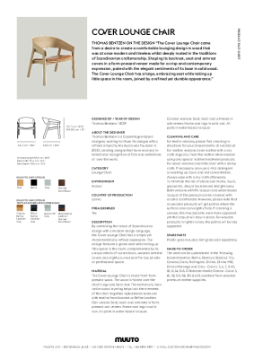 : Cover Lounge Chair by Muuto
