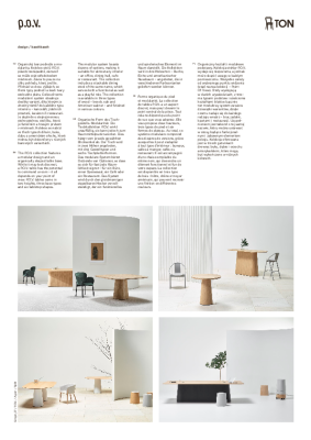 : P.O.V. Stackable Wood Veneer Stool by Kaschkasch for TON