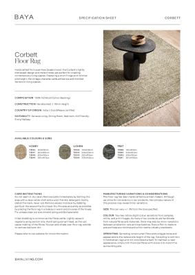 : Corbett Floor Rug Lichen by Baya