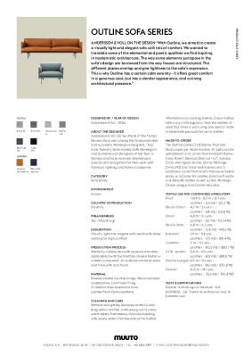 : Outline Leather Chair by Muuto
