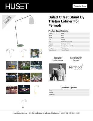 Tear Sheet: Balad Offset Stand by Tristan Lohner for Fermob