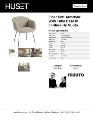 Tear Sheet: Fiber Soft Armchair with Tube Base in Ecriture by Muuto