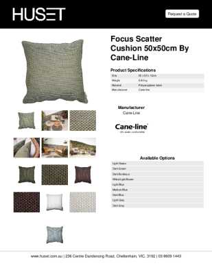 Tear Sheet: Focus Scatter Cushion 50x50cm by Cane-Line